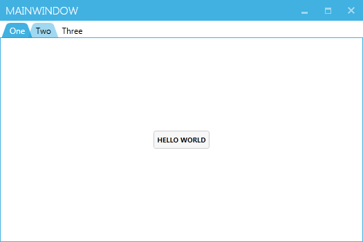 MahApps Window with themed TabablzControl